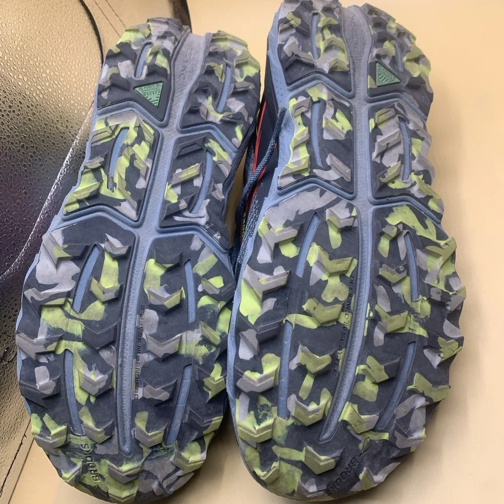 Brooks Cascadia 18 Trail Running Shoes Men's 10.5 EE Hike Climb Run Hoka Inserts